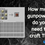 How much Gunpowder do you Need to Craft TNT