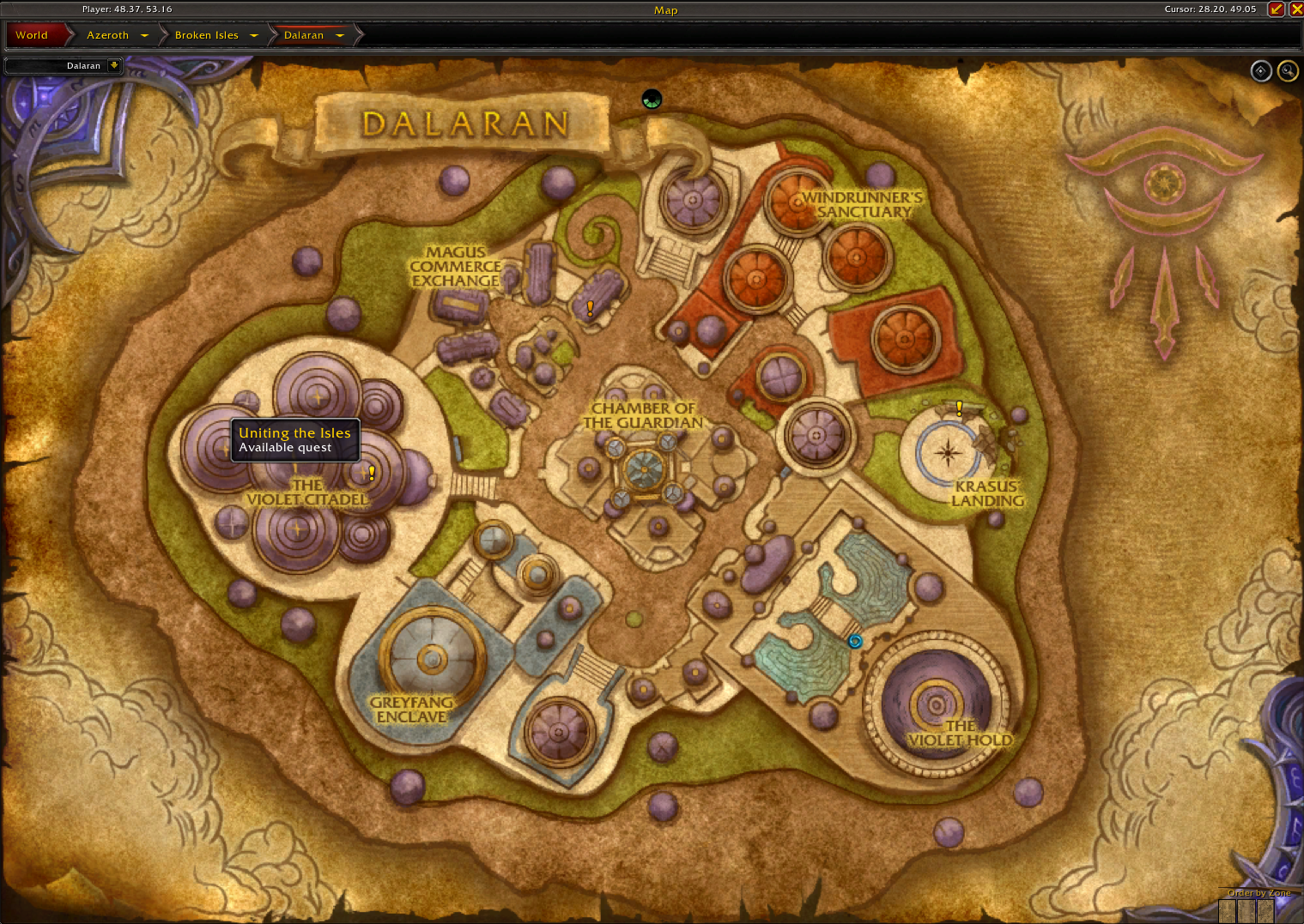 how do i get to argus in wow