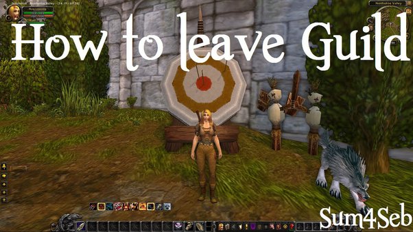 Wow classic how to leave guild