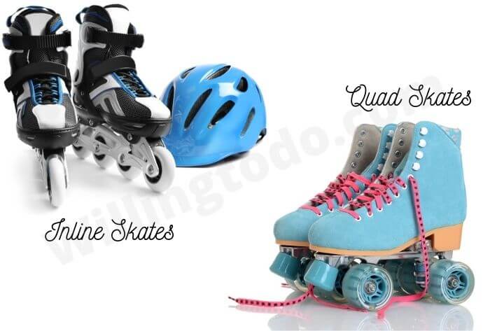 Inline and quad skates