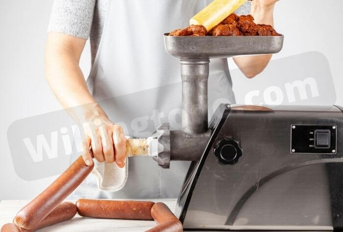Stuffing Sausages by Stuffing utensil