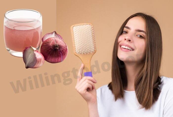 How to stop hair fall from onion juice