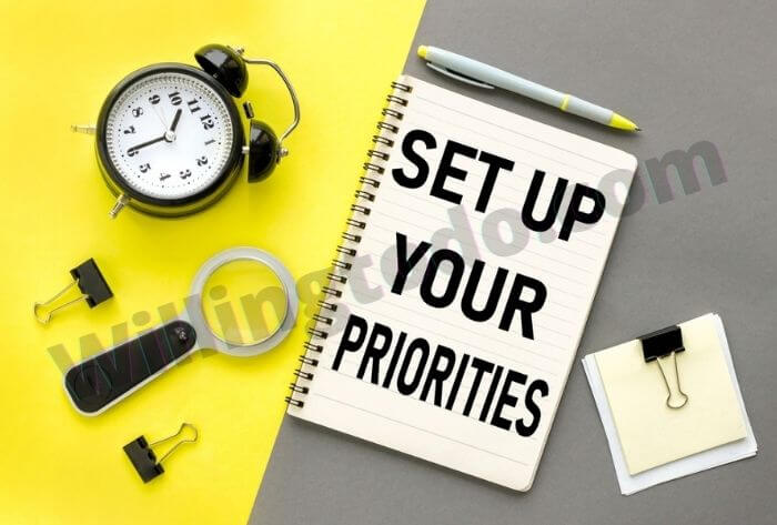 Set your priorities to get thick skin