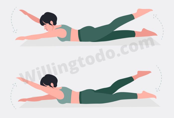 Swimmers Exercises without any tool
