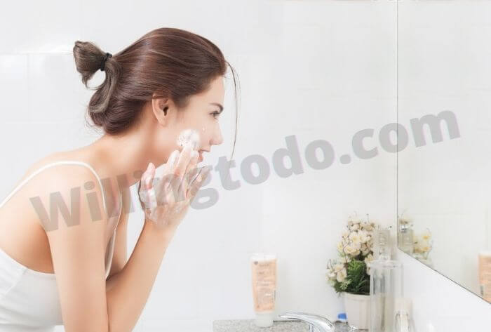 Wash your face to glow up