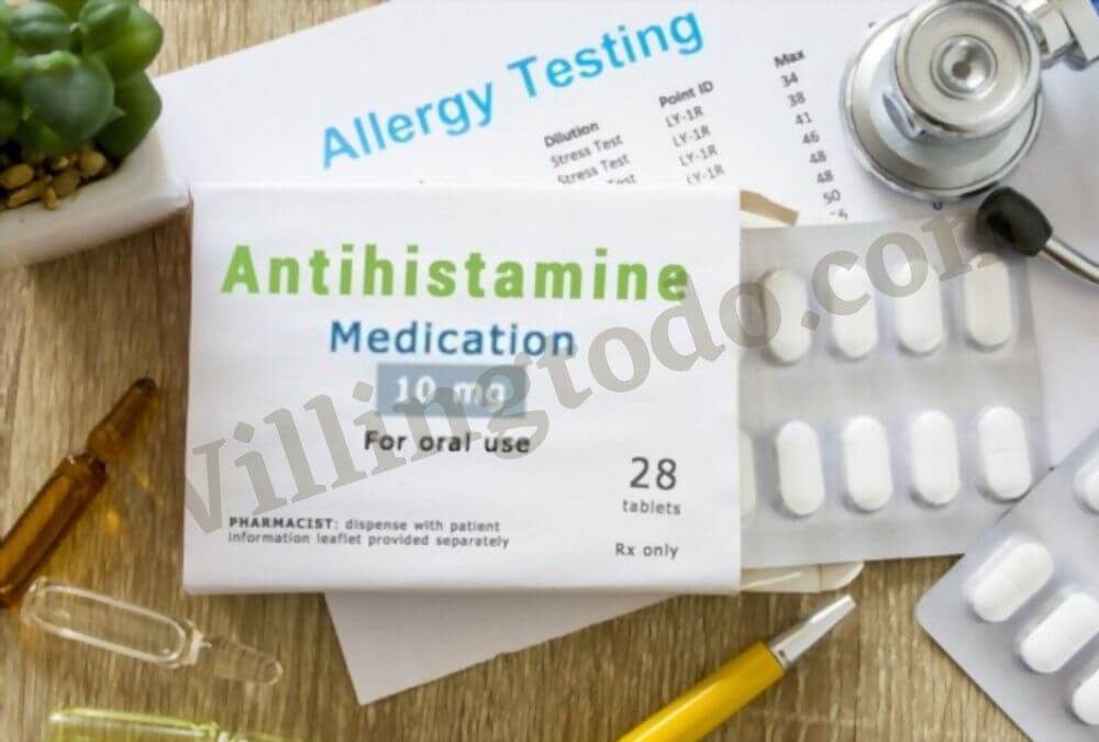 Take antihistamines to prevent allergic reactions under your eyes