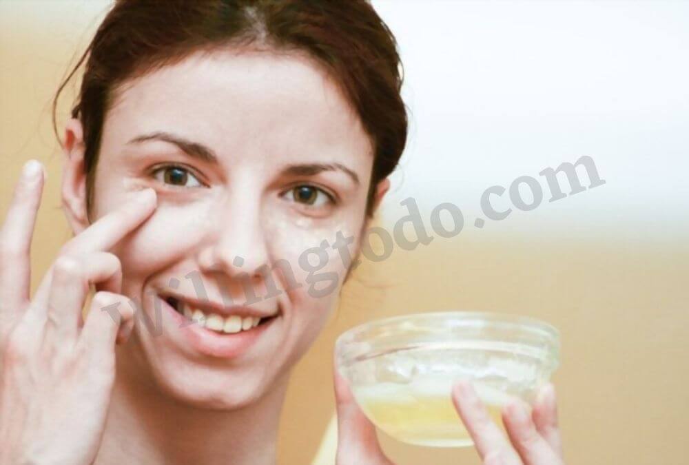 Use egg mask for how to cover dark circles