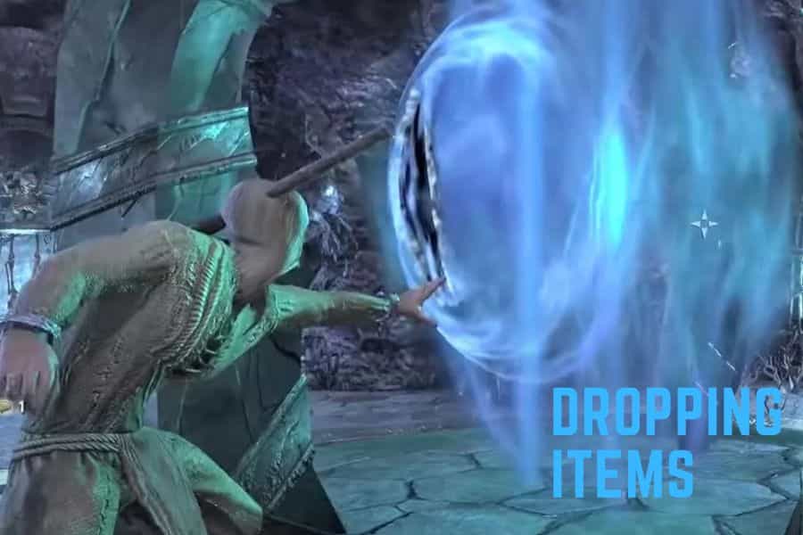 Attractive to play Drop Items in Oblivion