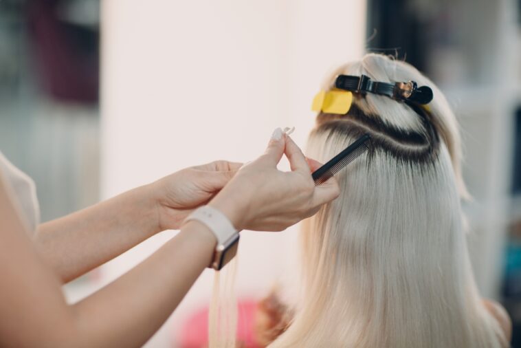 how to remove tape in extensions
