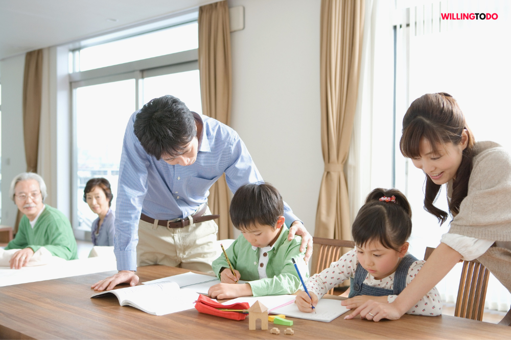 support child learning at home