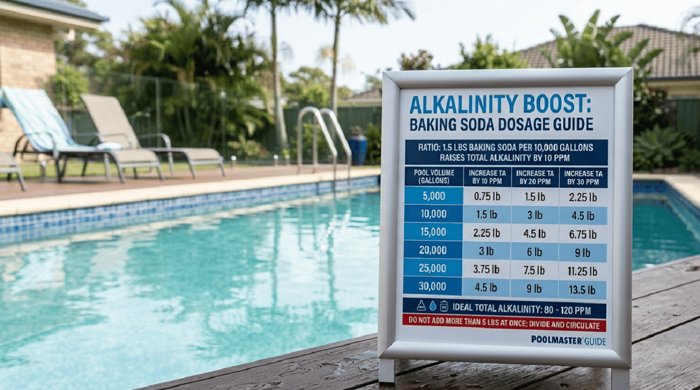 chart for amount of baking soda
